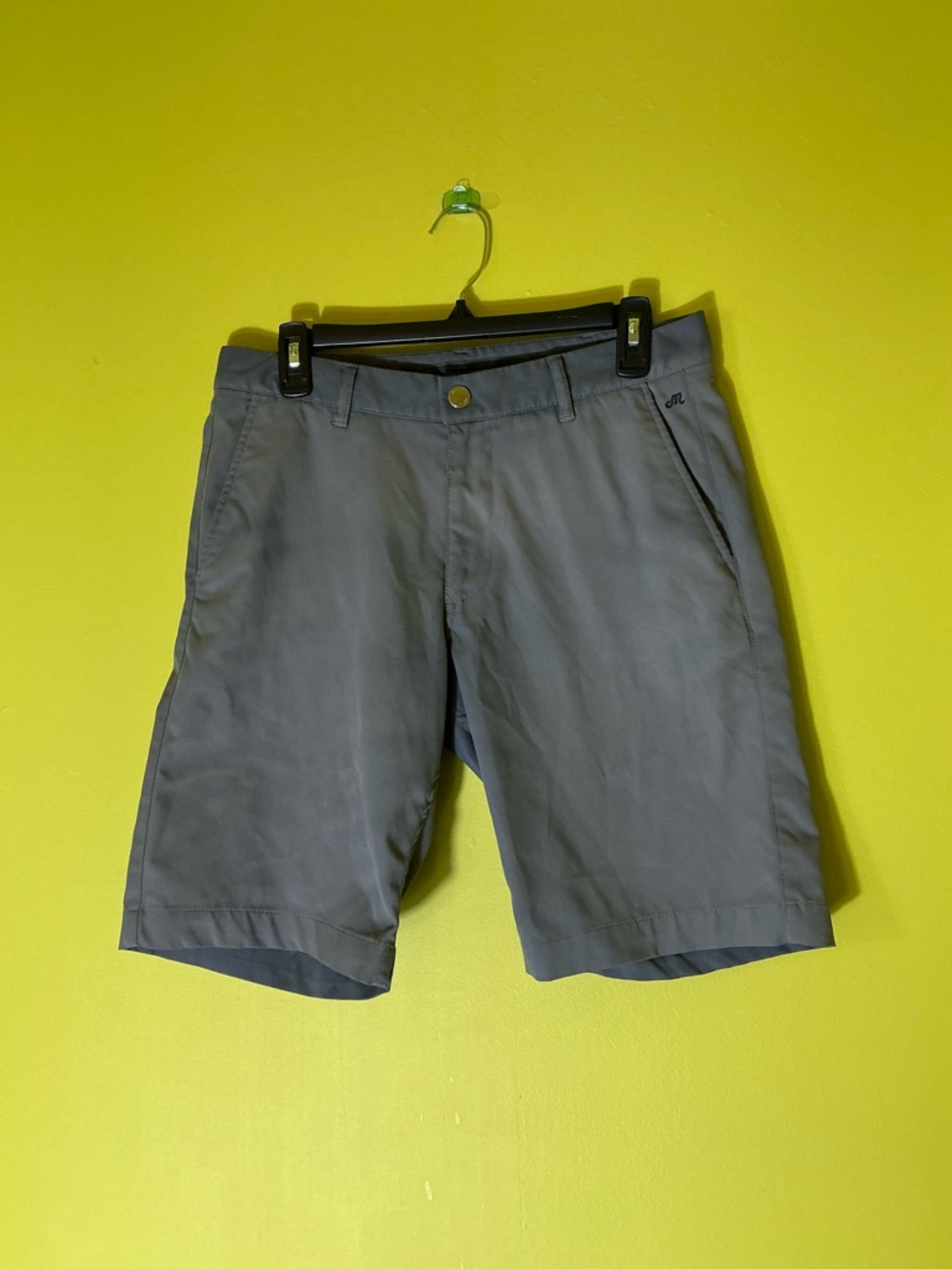 Bonobos Gray Flat-Front Performance Shorts